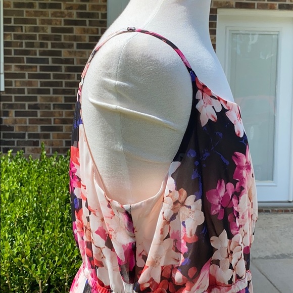 Lane Bryant Women’s Pink Floral Print Dress - Picture 5 of 8